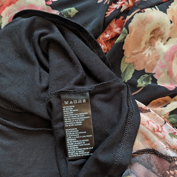 Urban Outfitters Floral Mesh Romper - Picture 9 of 9